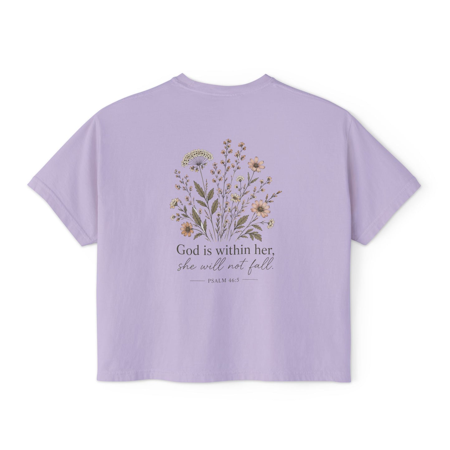 God Is Within Her Boxy Tee