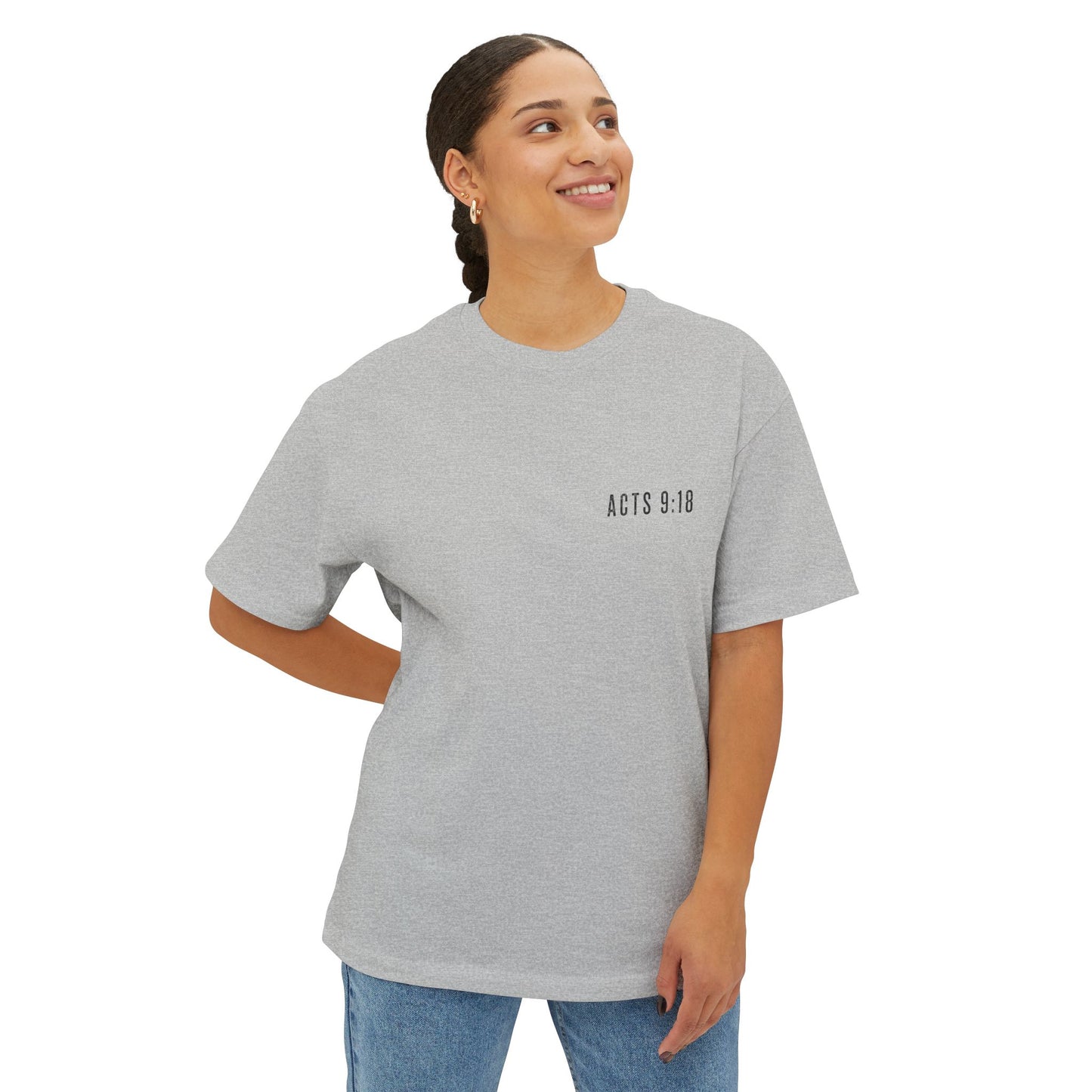 Scales Fell From His Eyes – Christian Graphic Tee (Acts 9:18)