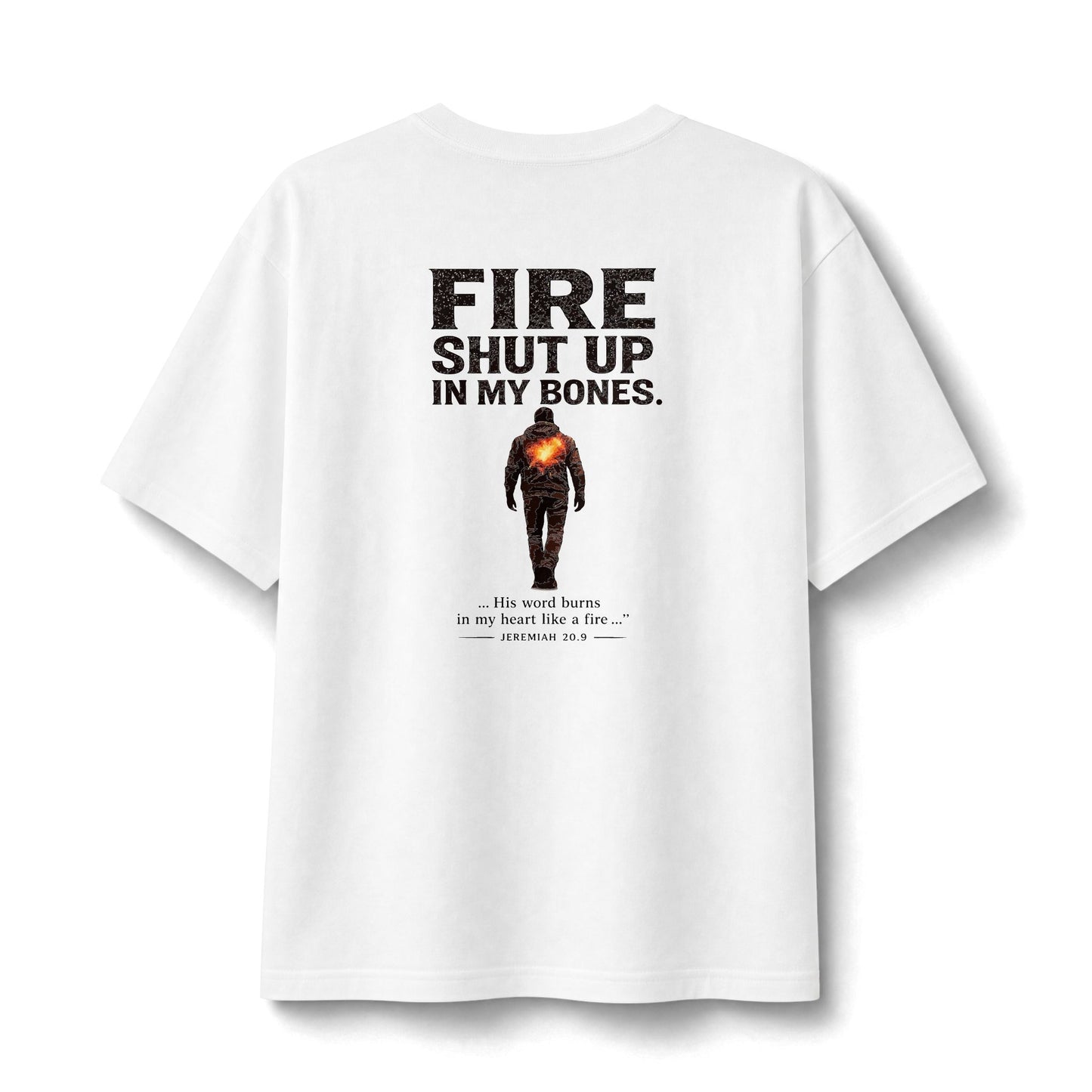 Fire Shut Up In My Bones--Premium Heavyweight Tee