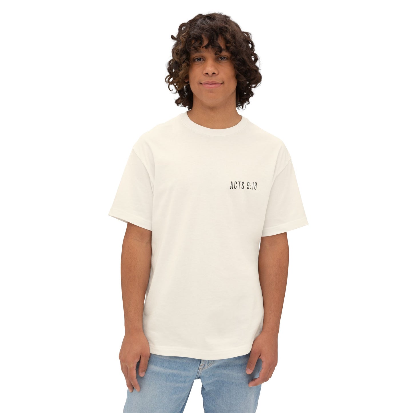 Scales Fell From His Eyes – Christian Graphic Tee (Acts 9:18)