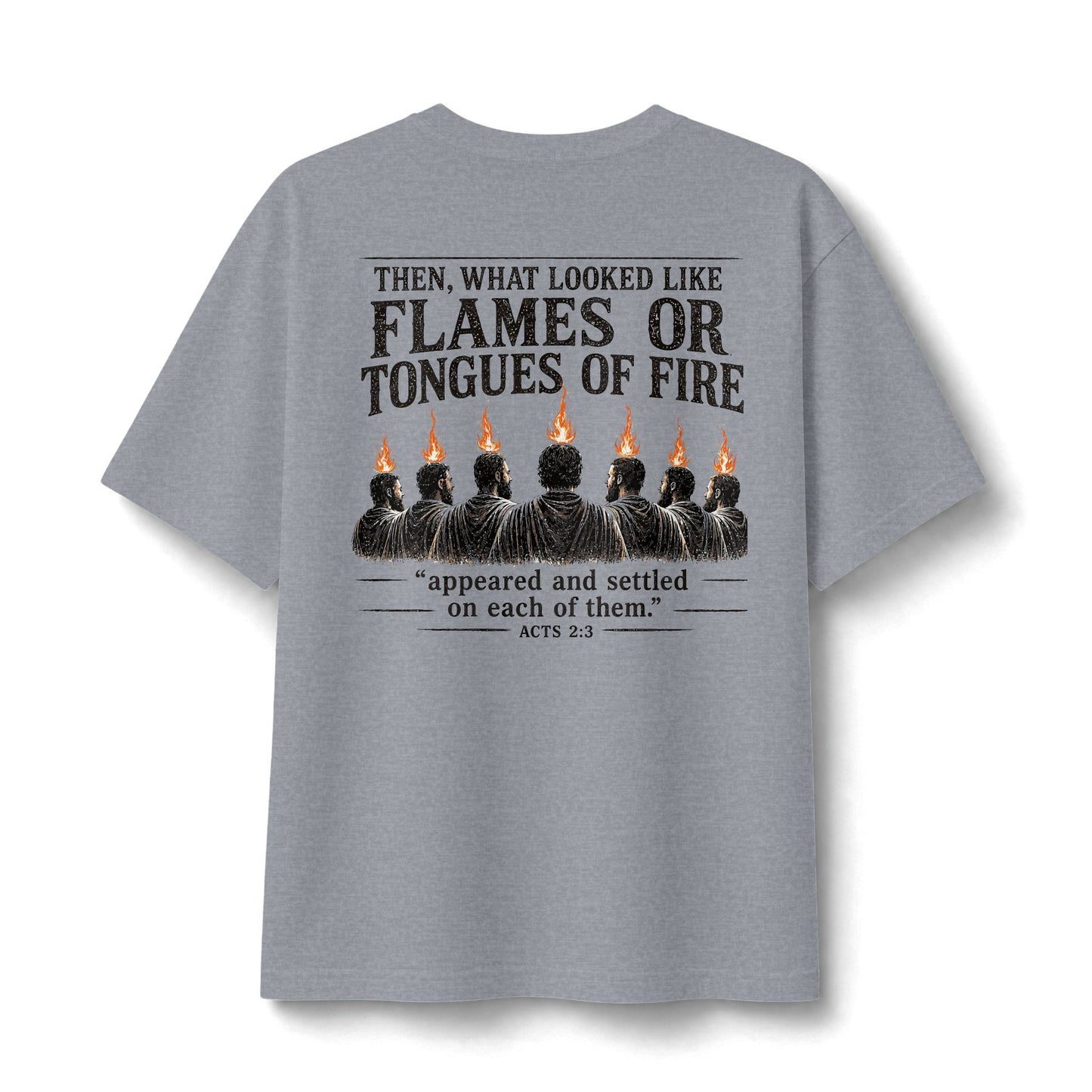 Acts 2:3 -- Tongues of Fire Premium heavyweight Tee