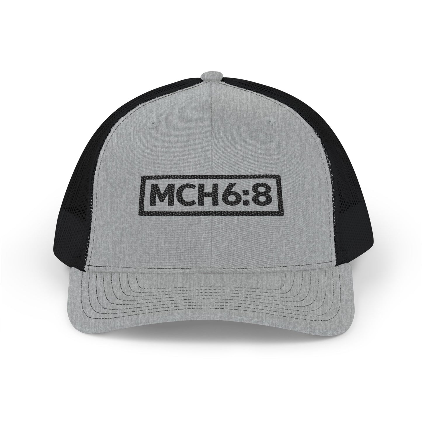 MCH6:8 Richardson Trucker Hat — Vintage Patch Snapback Cap