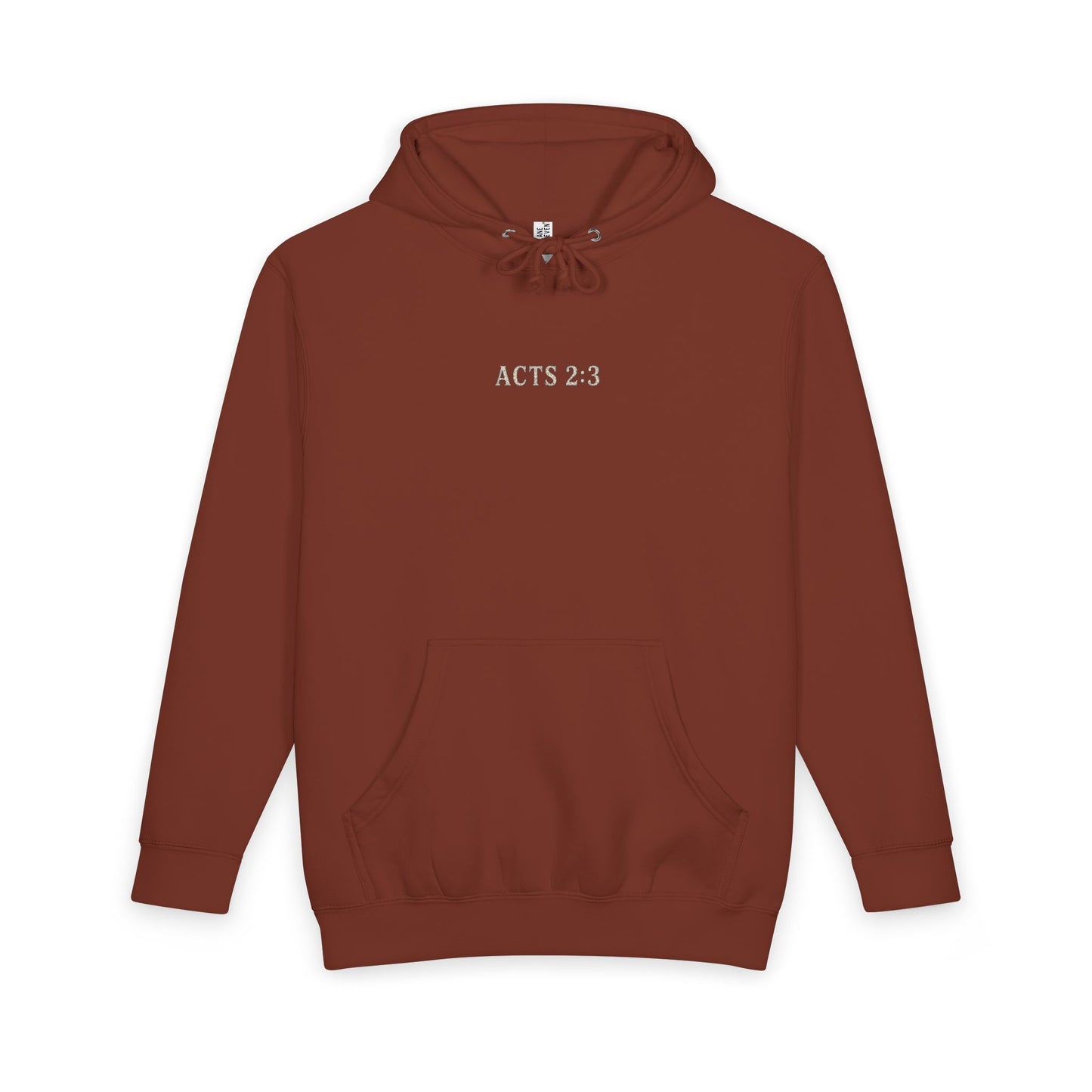 Acts 2:3 -- Tongues of Fire Premium Heavyweight Hoodie