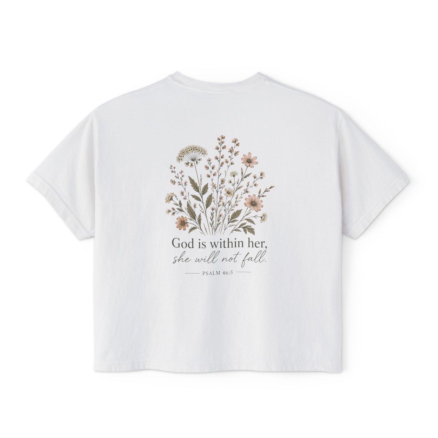 God Is Within Her Boxy Tee