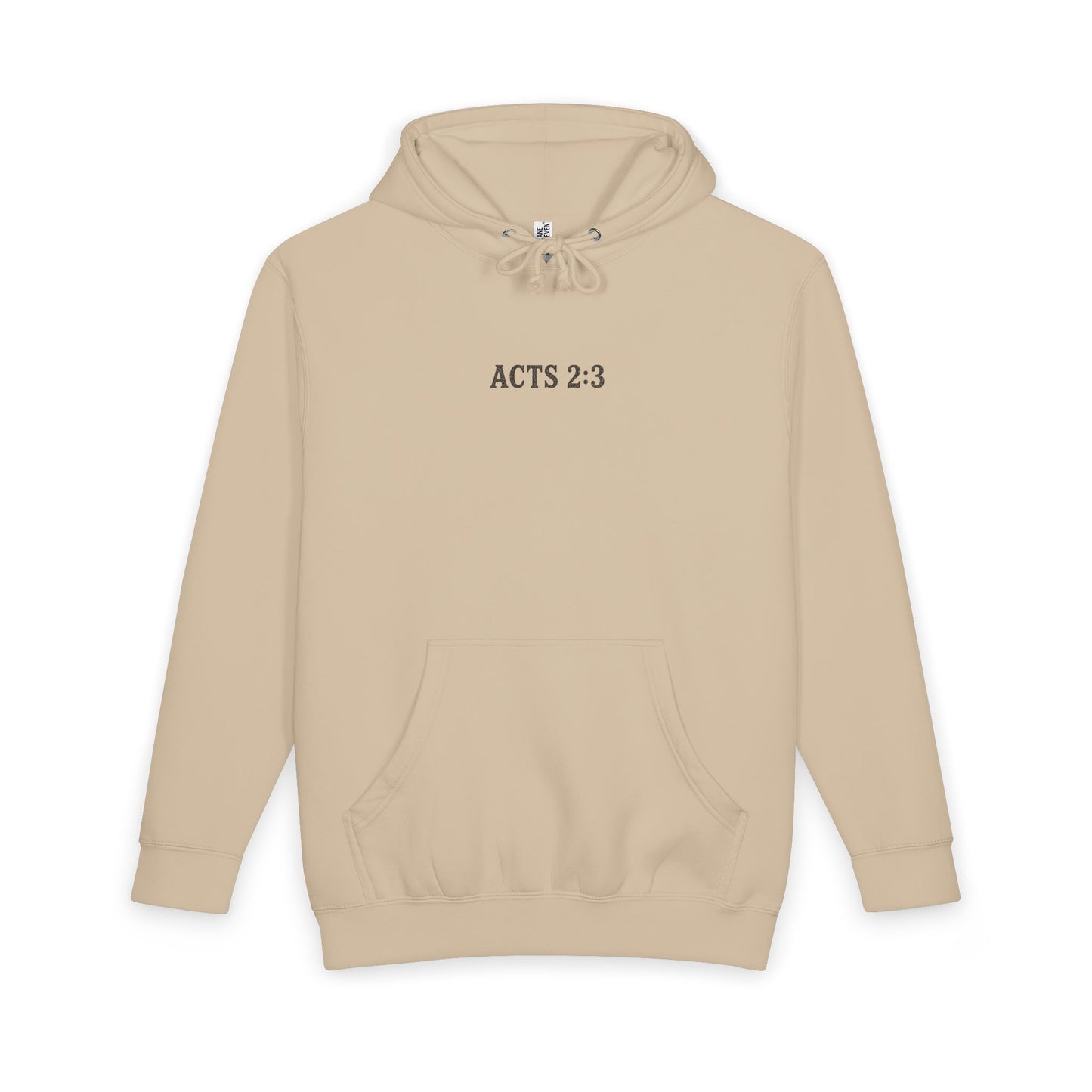 Acts 2:3 -- Tongues of Fire Premium Heavyweight Hoodie