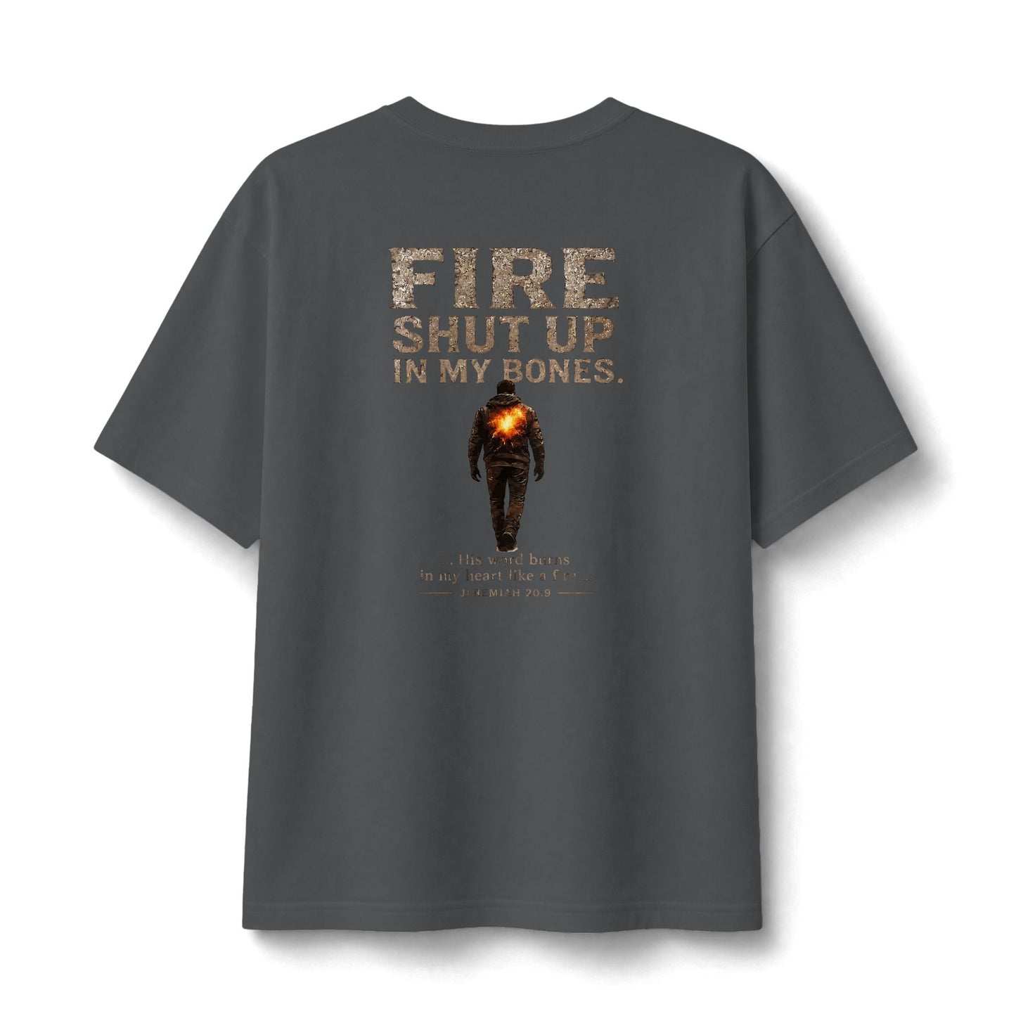 Fire Shut Up In My Bones--Premium Heavyweight Tee