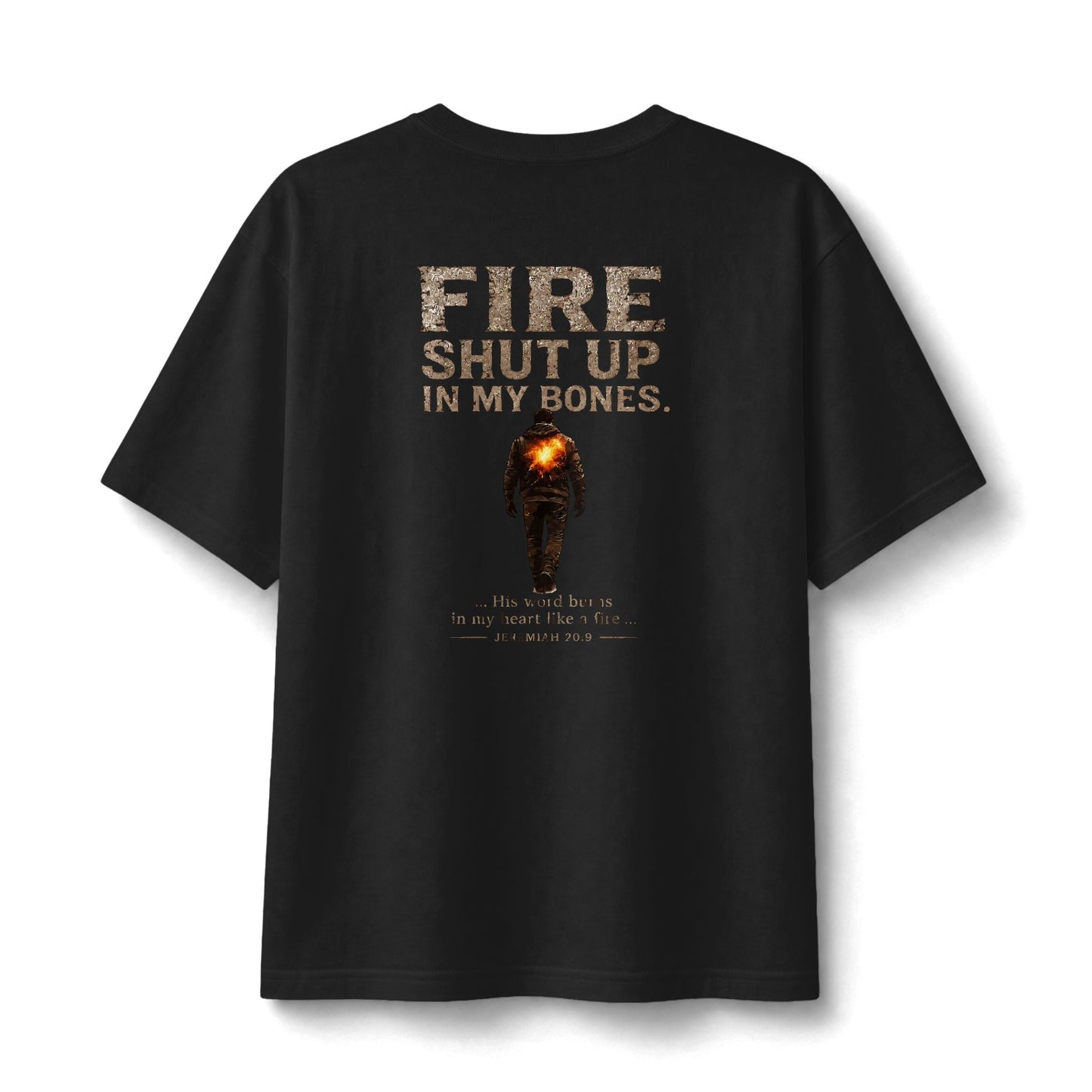 Fire Shut Up In My Bones--Premium Heavyweight Tee