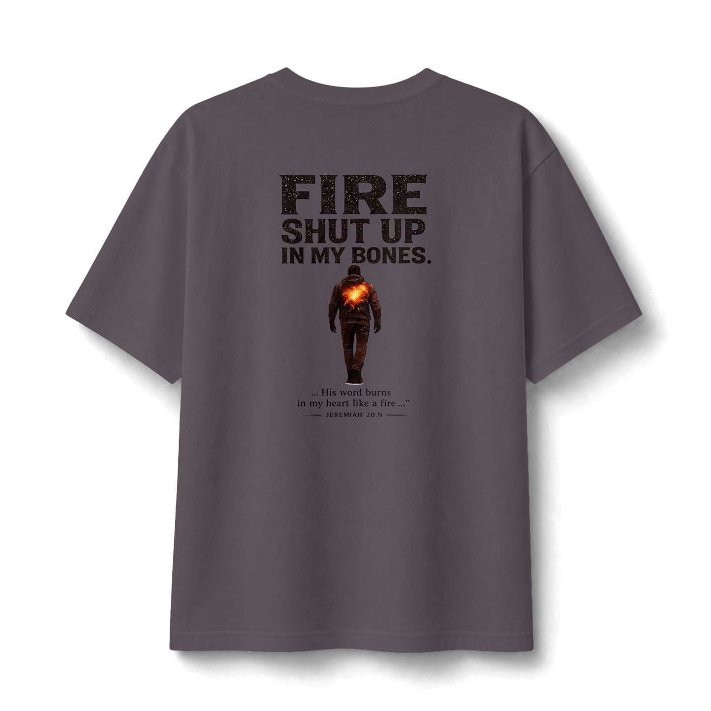 Fire Shut Up In My Bones--Premium Heavyweight Tee