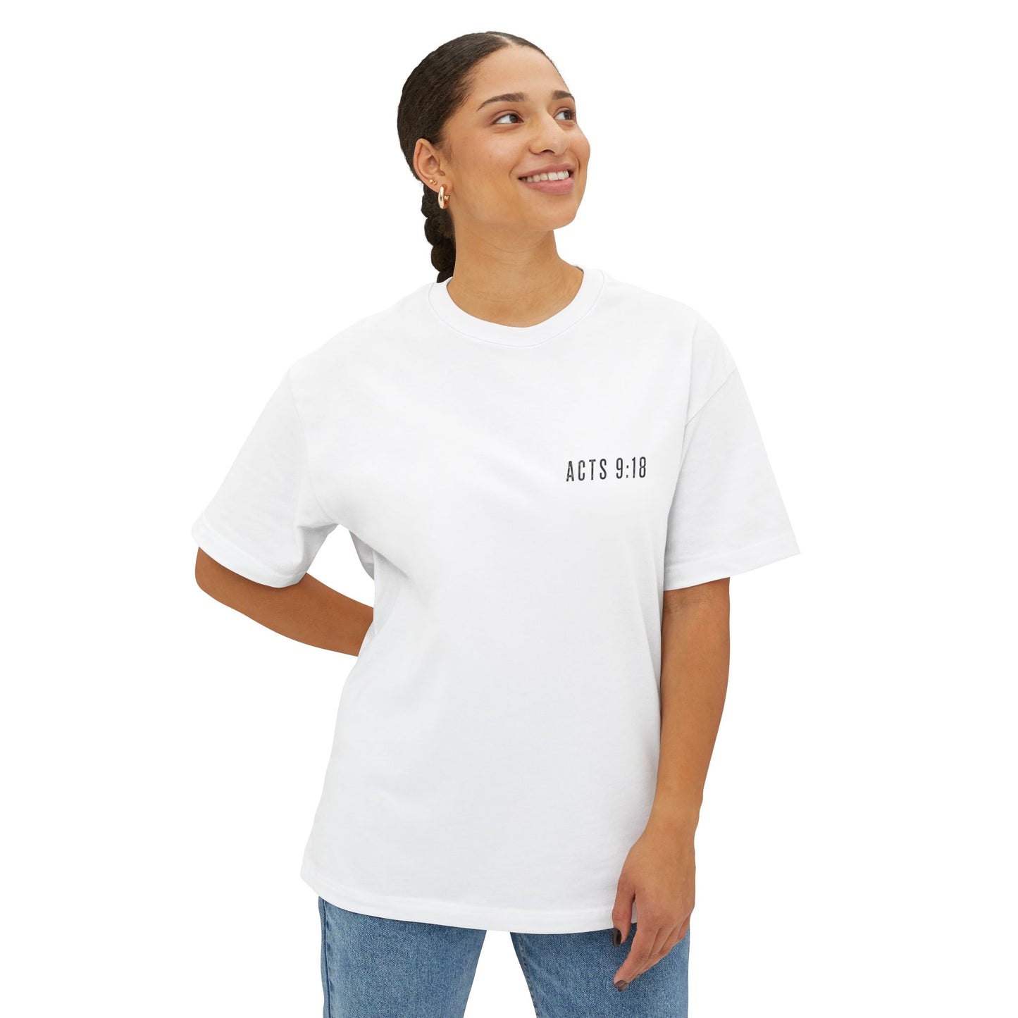 Scales Fell From His Eyes – Christian Graphic Tee (Acts 9:18)