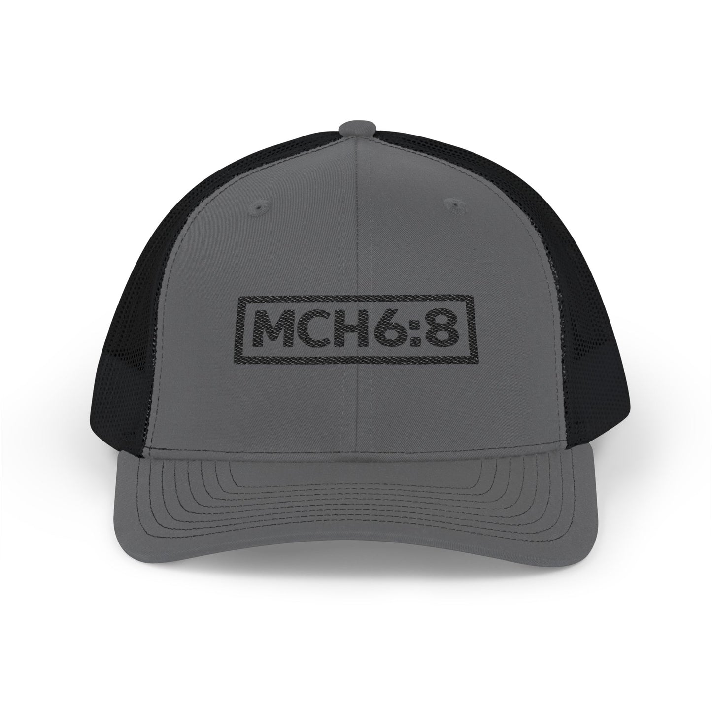 MCH6:8 Richardson Trucker Hat — Vintage Patch Snapback Cap