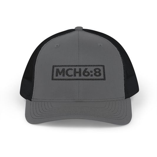 MCH6:8 Richardson Trucker Hat — Vintage Patch Snapback Cap