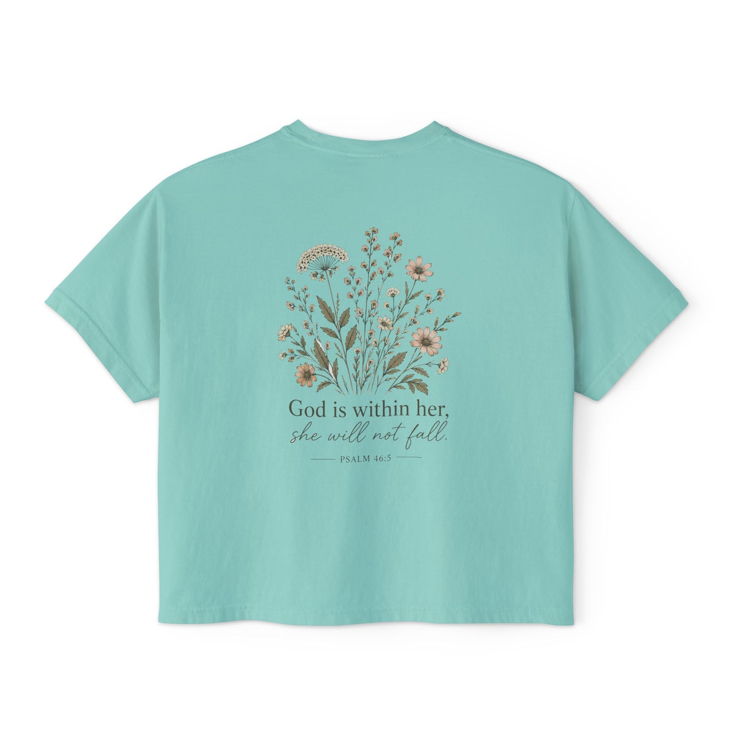God Is Within Her Boxy Tee
