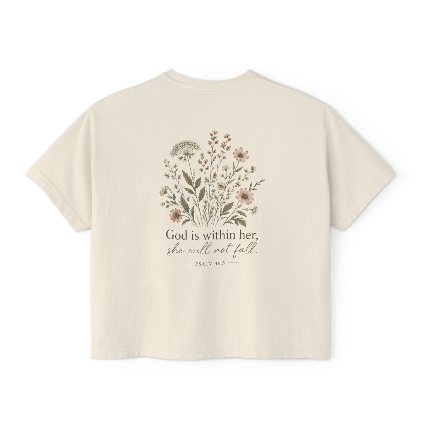 God Is Within Her Boxy Tee