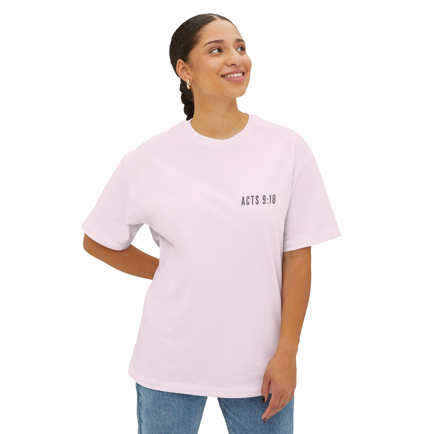 Scales Fell From His Eyes – Christian Graphic Tee (Acts 9:18)
