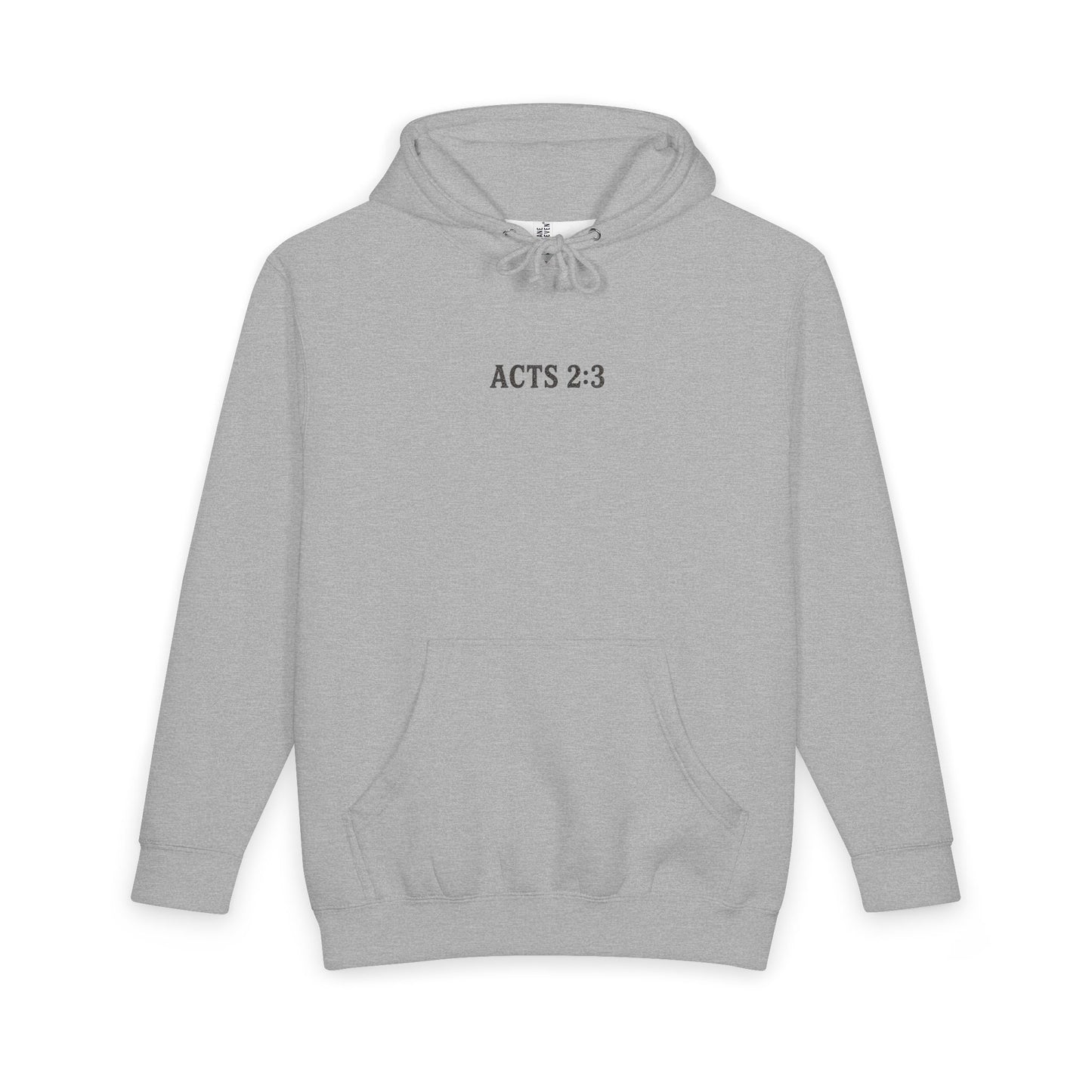 Acts 2:3 -- Tongues of Fire Premium Heavyweight Hoodie