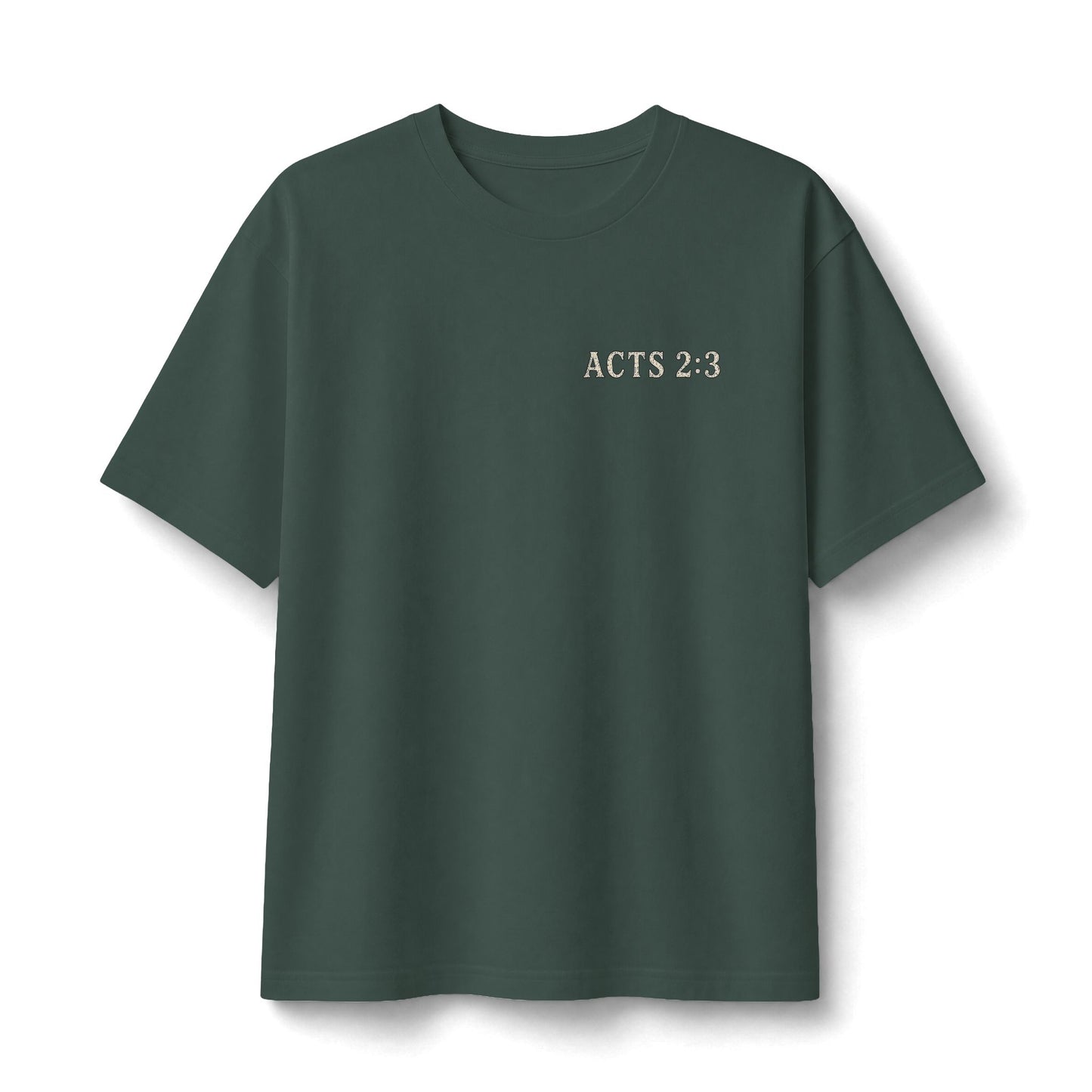 Acts 2:3 -- Tongues of Fire Premium heavyweight Tee