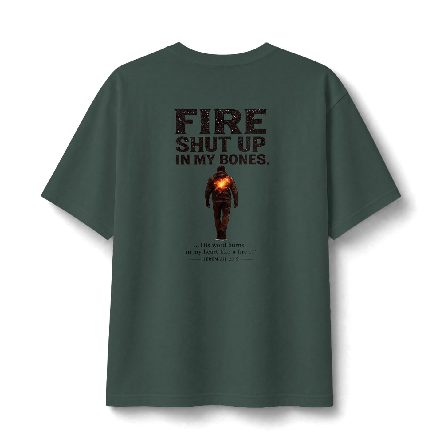 Fire Shut Up In My Bones--Premium Heavyweight Tee