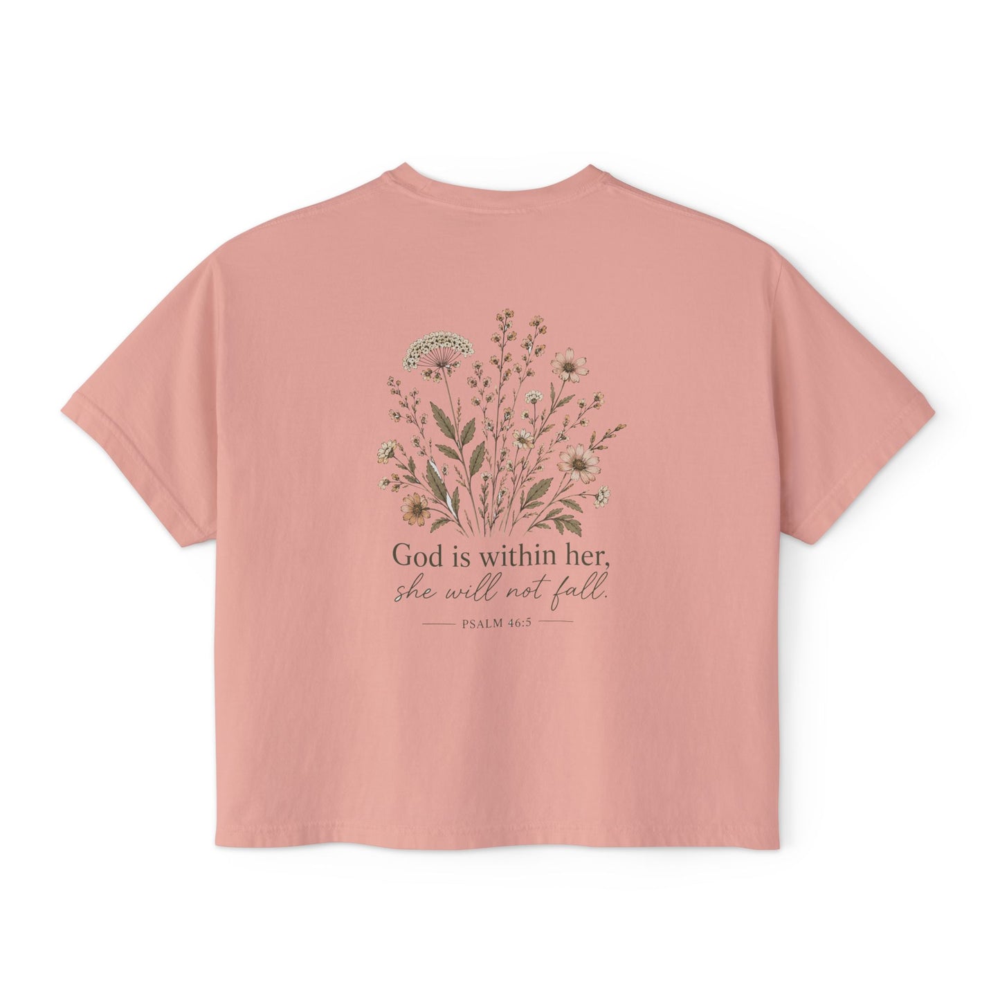 God Is Within Her Boxy Tee